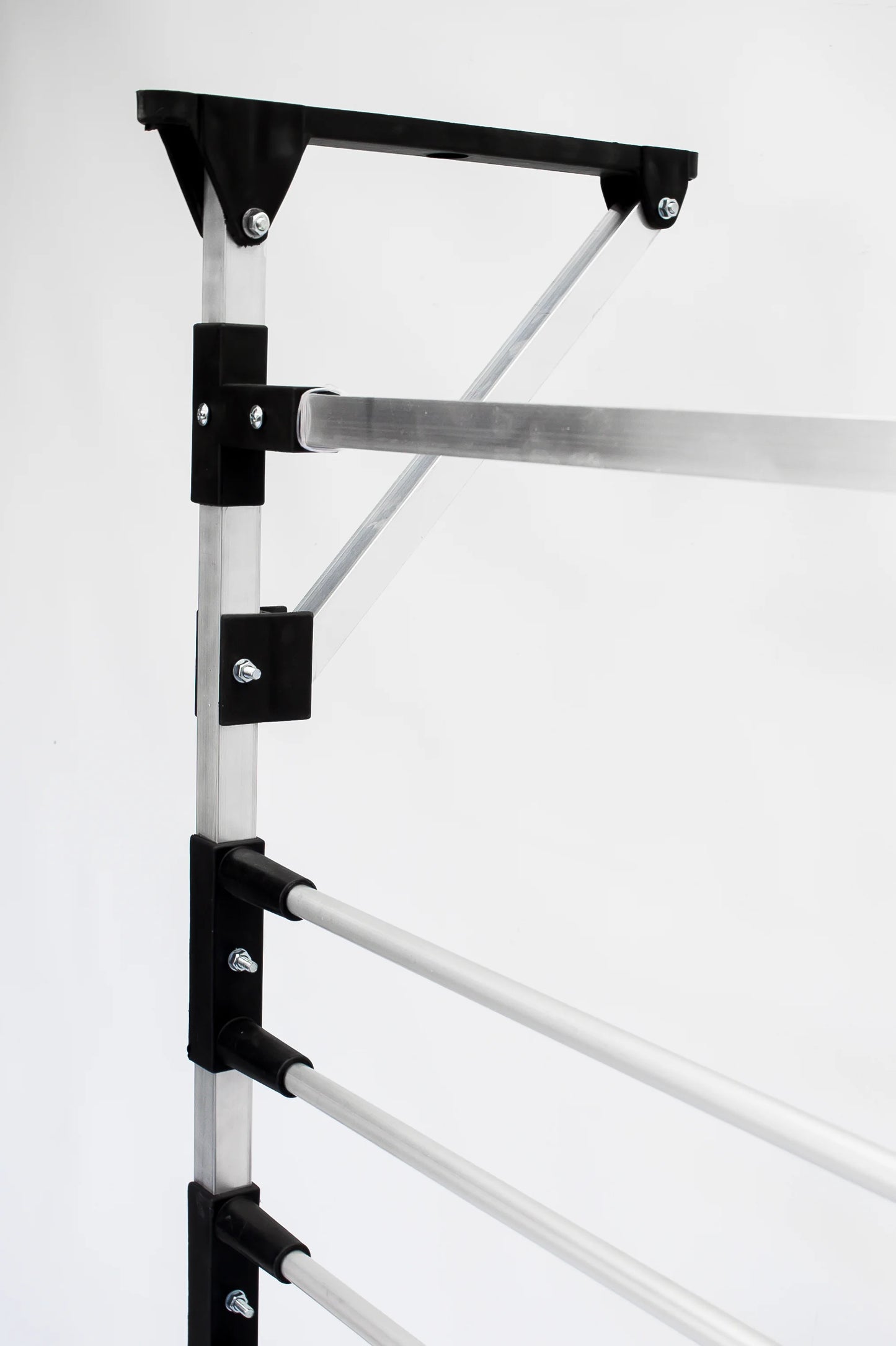 DIY KIT ProHang 2.0m Aluminium, Ropeless, Foldable Washing Line, Wall Mounted (NATIONWIDE)